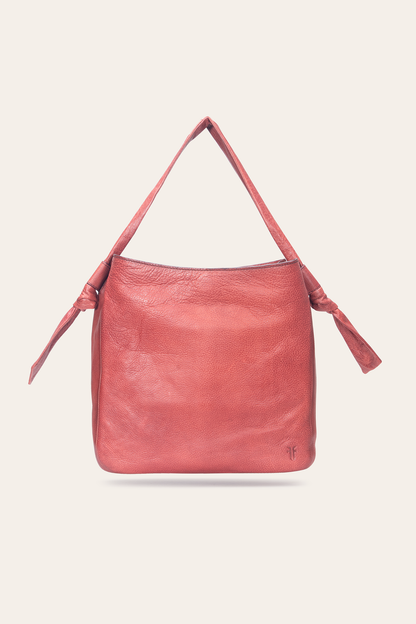 Nora Knotted Hobo in Burgundy | Frye Burgundy