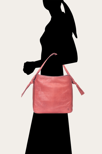 Nora Knotted Hobo in Burgundy | Frye Burgundy