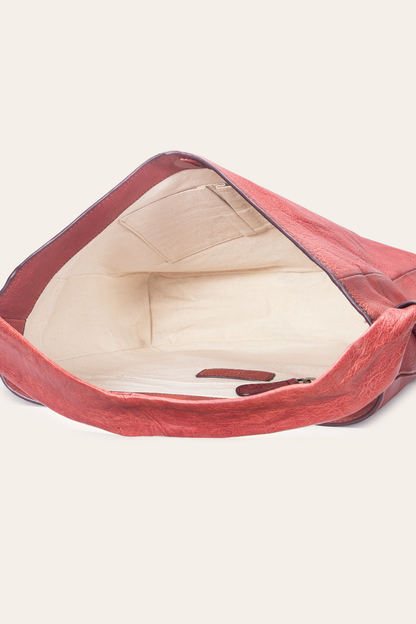 Nora Knotted Hobo in Burgundy | Frye Burgundy