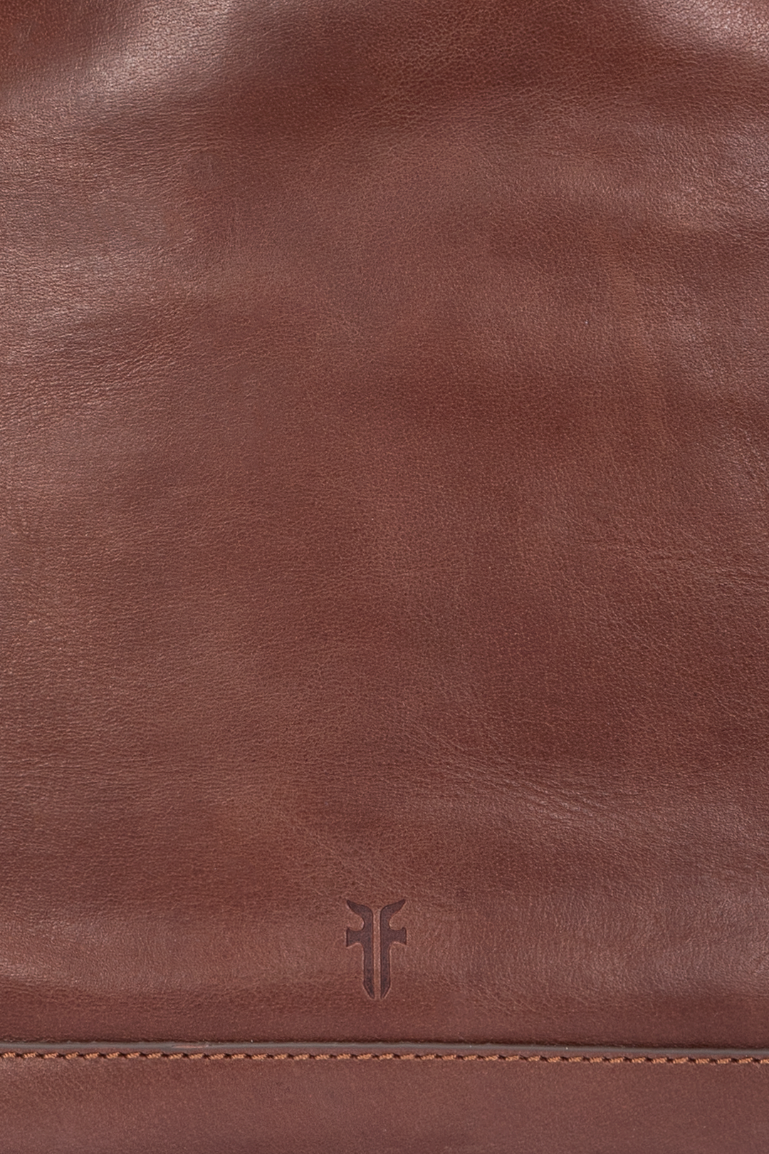 Kenzie Unlined Cognac Tote | Frye Cognac
