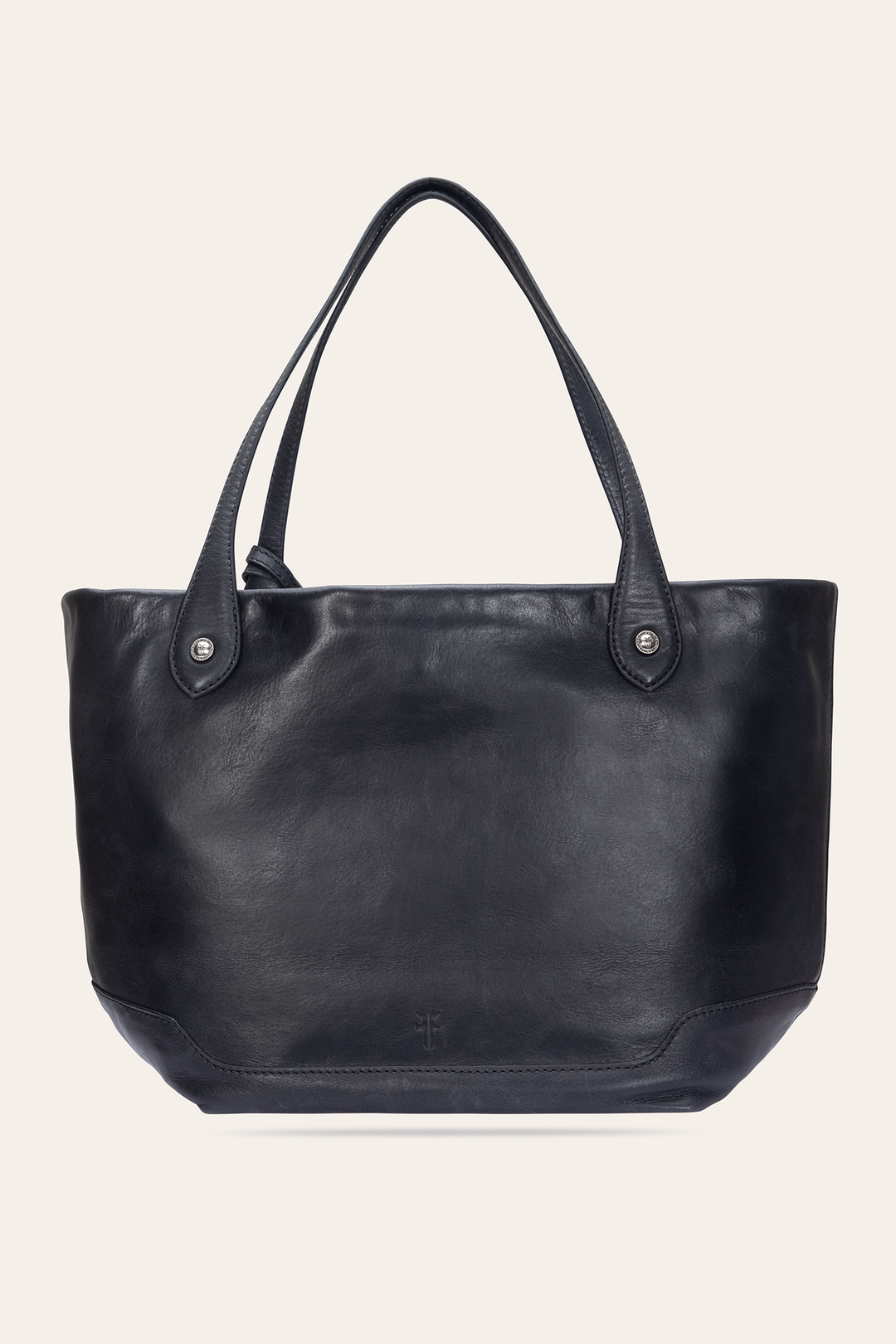 Kenzie Unlined Black Tote | Frye Black