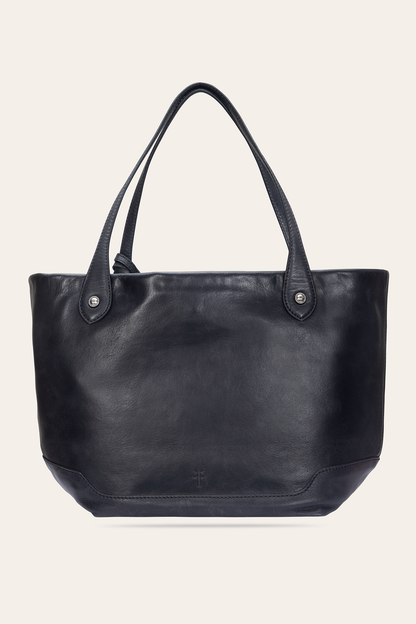 Kenzie Unlined Black Tote | Frye Black