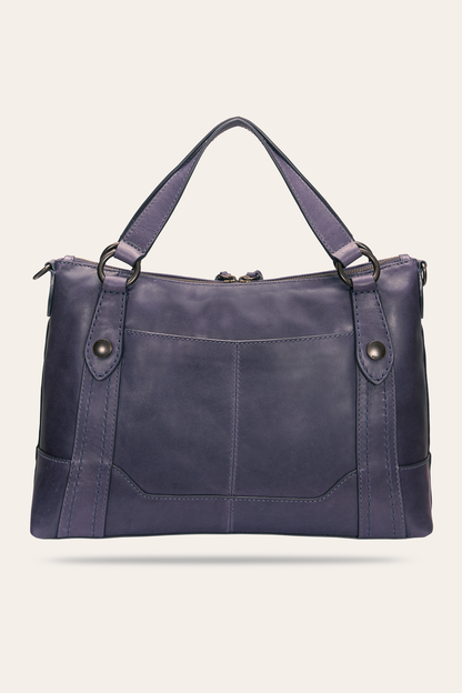 Melissa Eggplant Medium Satchel | Frye Eggplant