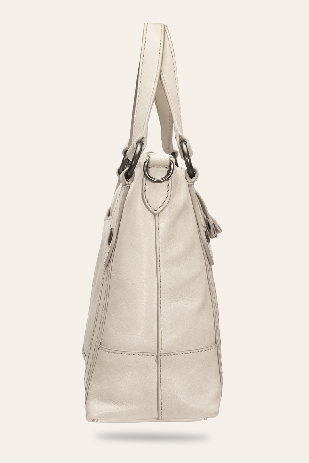 Melissa Nude Medium Satchel | Frye Nude