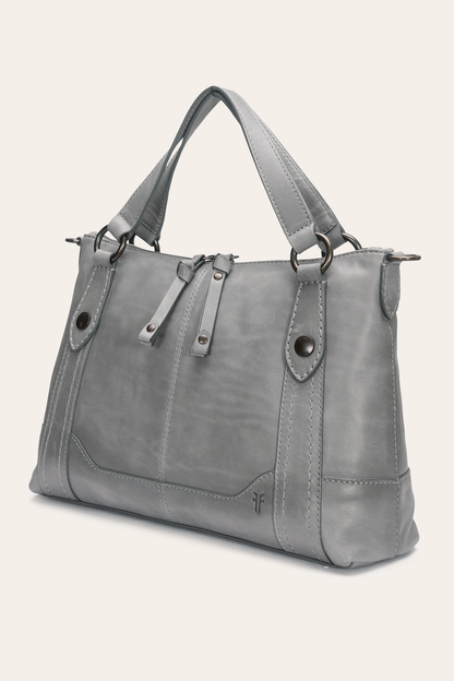 Melissa Medium Satchel in Shadow | Frye Shadow
