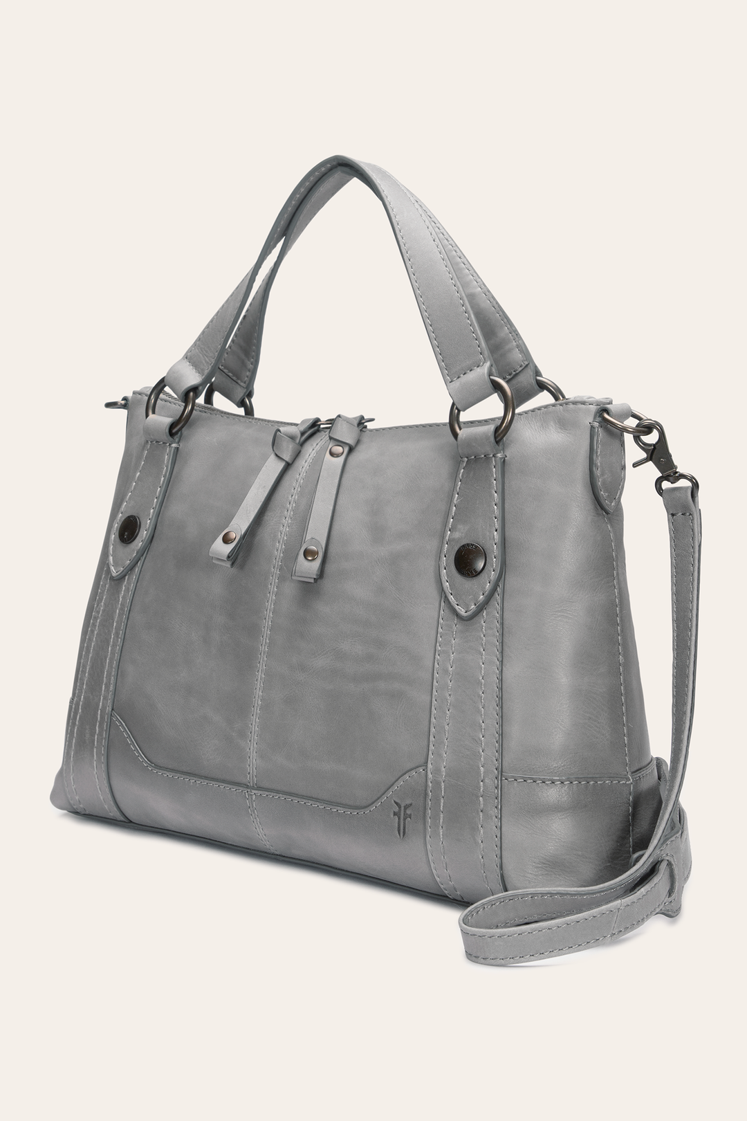 Melissa Medium Satchel in Shadow | Frye Shadow