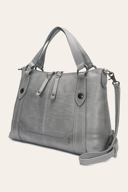 Melissa Medium Satchel in Shadow | Frye Shadow