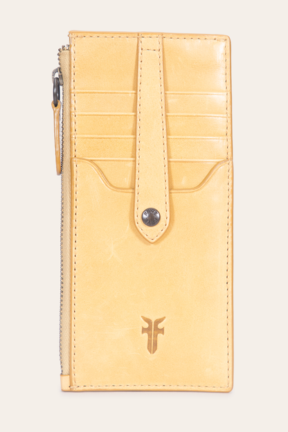 Women's Melissa Snap Card Wallet | Frye Mustard
