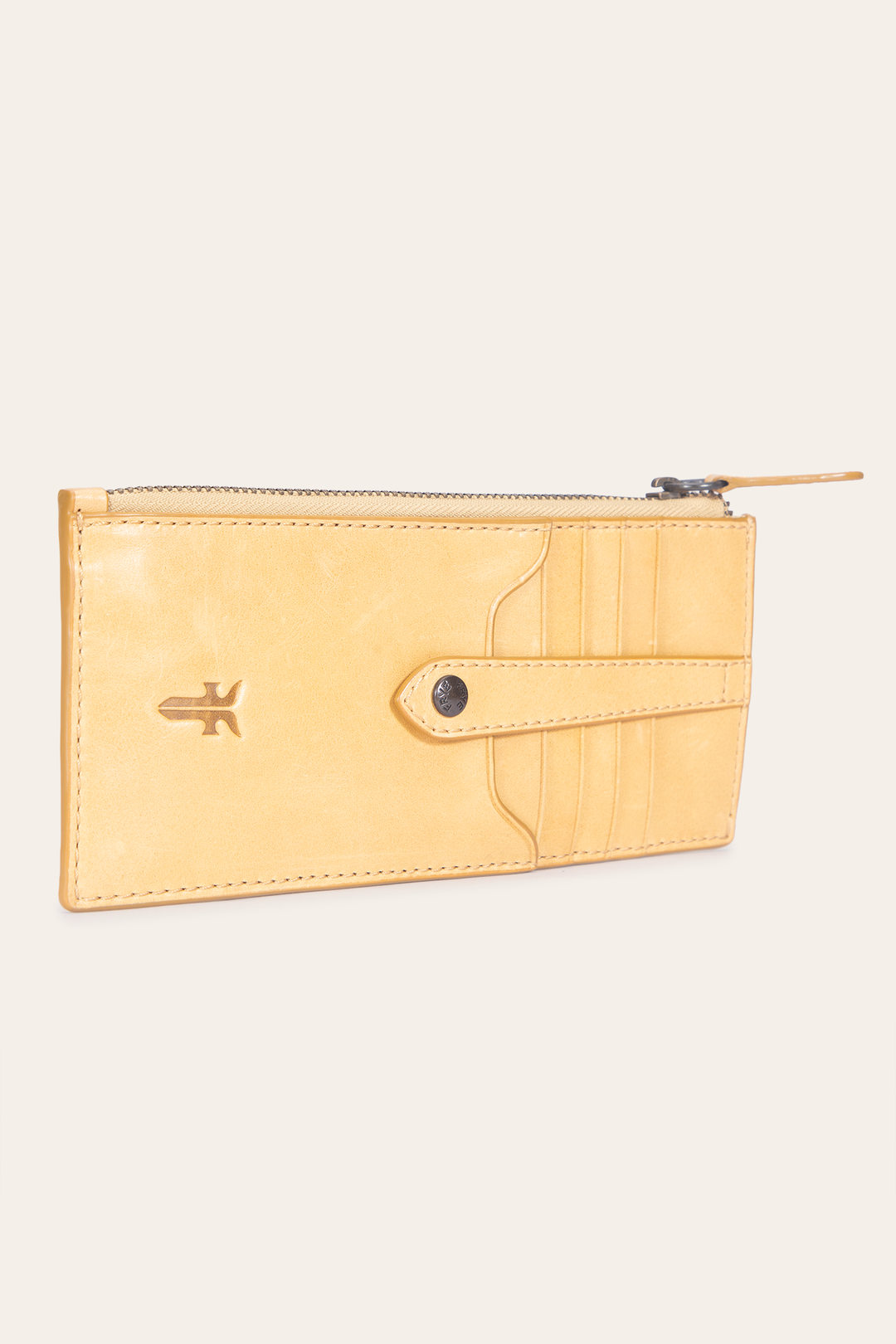 Women's Melissa Snap Card Wallet | Frye Mustard