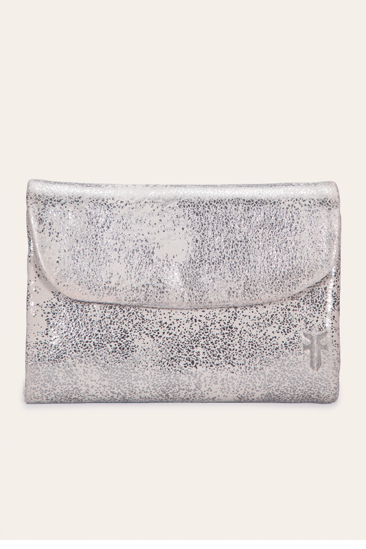 Women's Nora Knotted Small Wallet | Frye Cream Metallic