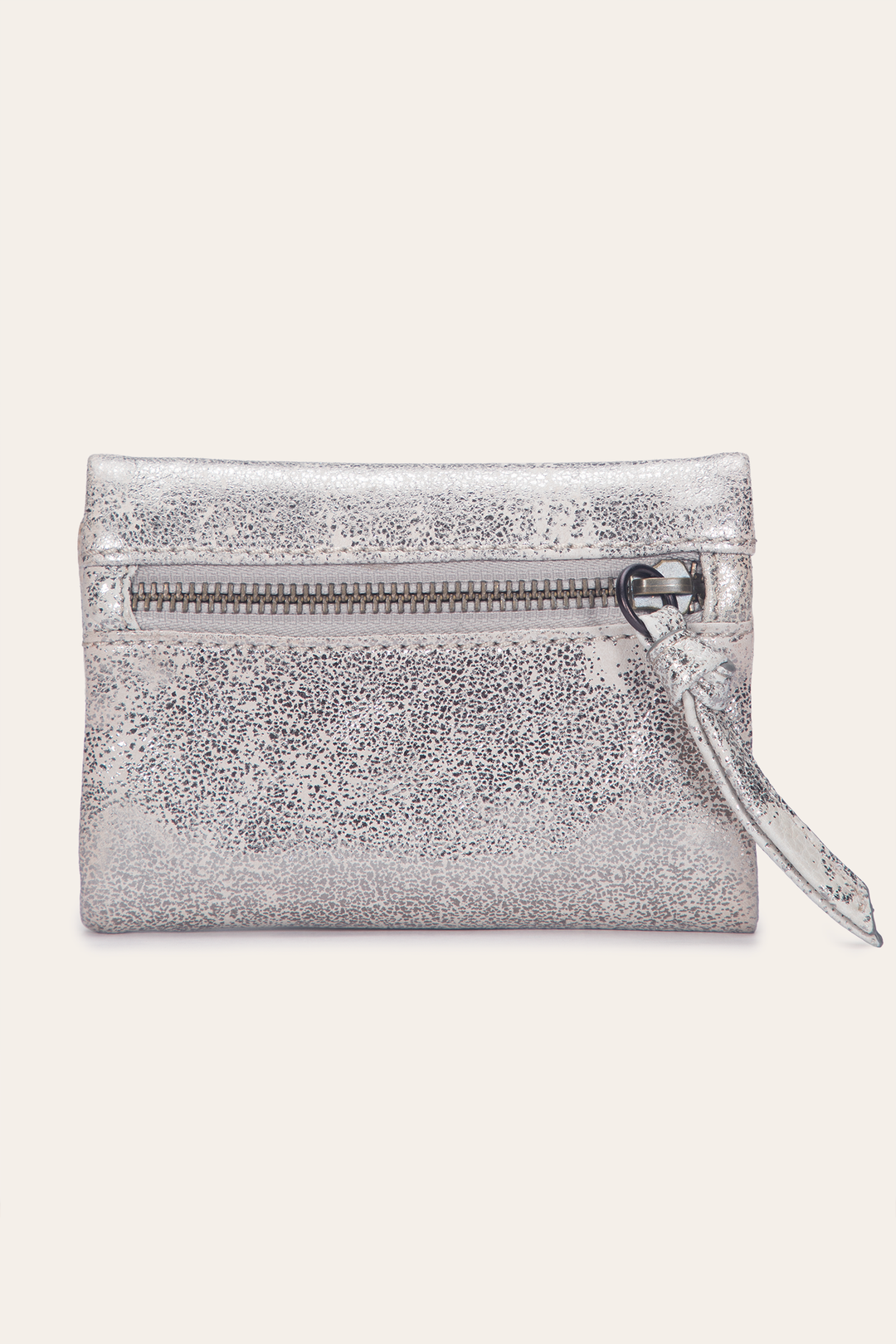 Women's Nora Knotted Small Wallet | Frye Cream Metallic