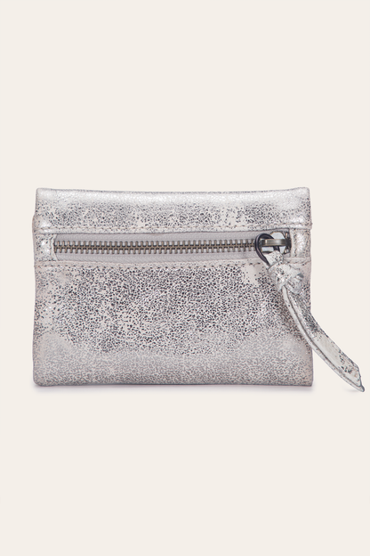 Women's Nora Knotted Small Wallet | Frye Cream Metallic