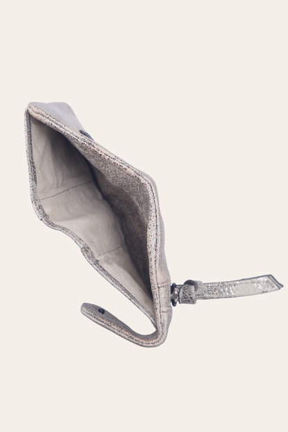Women's Nora Knotted Small Wallet | Frye Cream Metallic