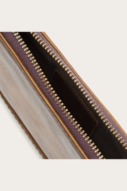 Melissa Dark Brown Wristlet | Frye Dark Brown