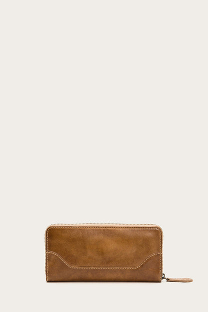 Melissa Beige Zip Wallet | Frye Beige