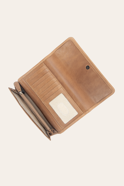Melissa Beige Wallet | Frye Beige