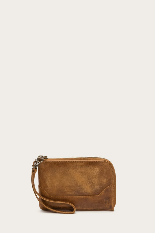 Melissa Cognac Wristlet | Frye Cognac
