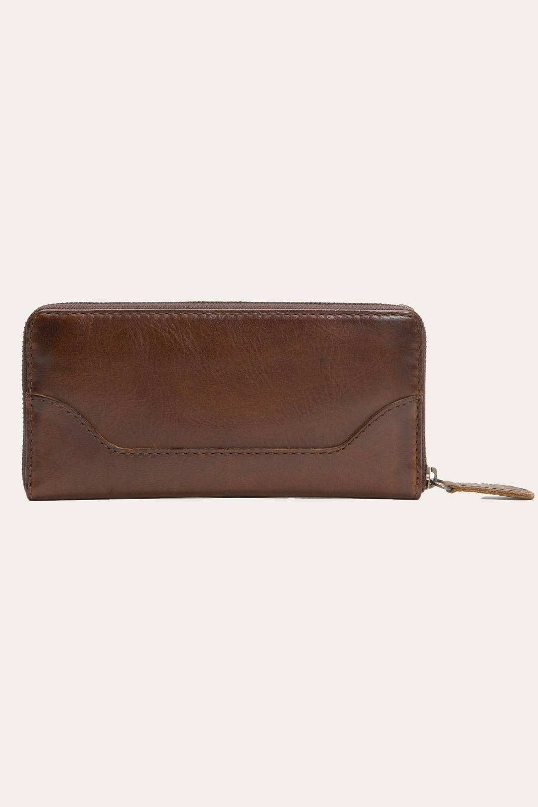 Melissa Dark Brown Zip Wallet | Frye Dark Brown