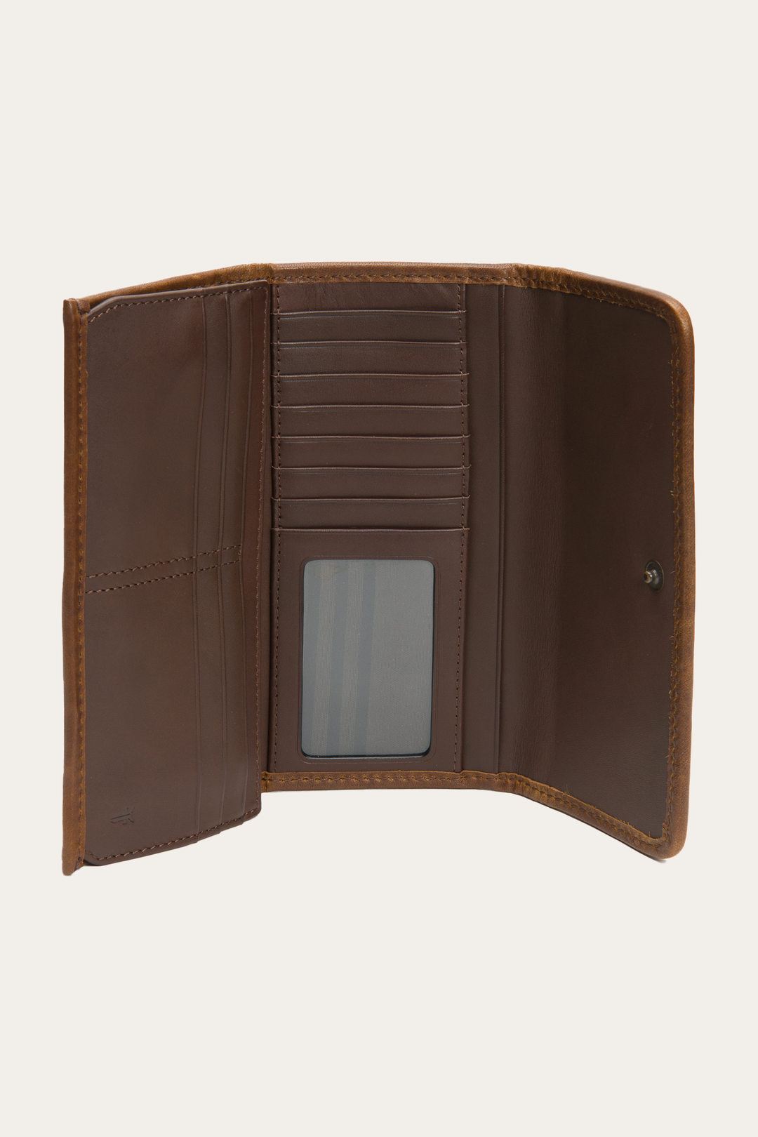 Melissa Dark Brown Wallet | Frye Dark Brown