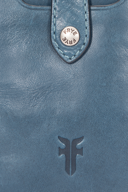 Melissa Steel Snap Card Wallet | Frye Steel