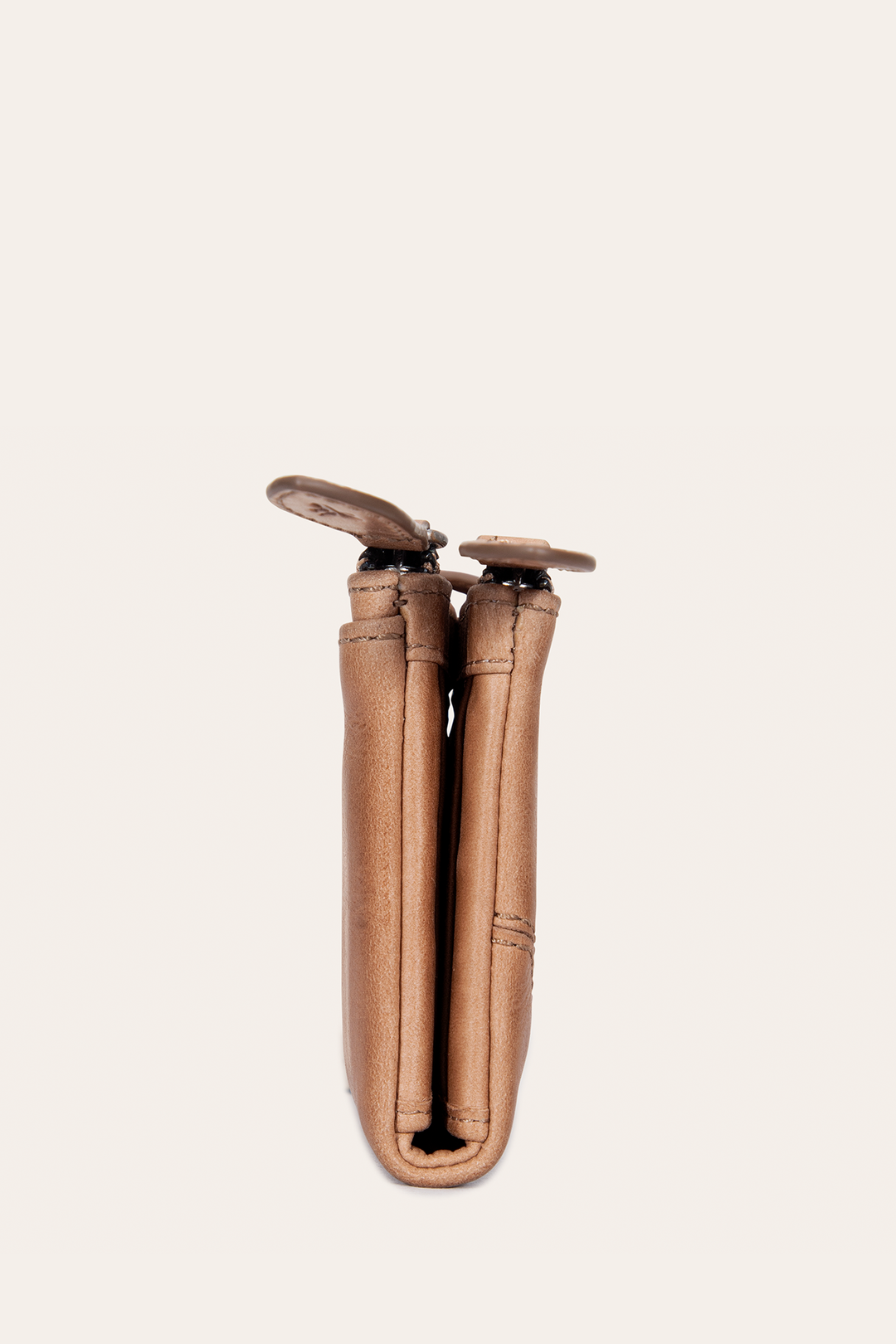 Melissa Beige Double Zip Wallet | Frye Beige