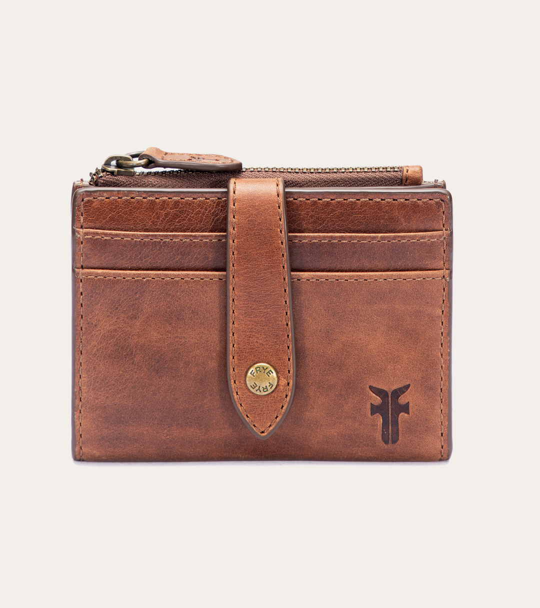 Melissa Cognac Coin Purse | Frye Cognac
