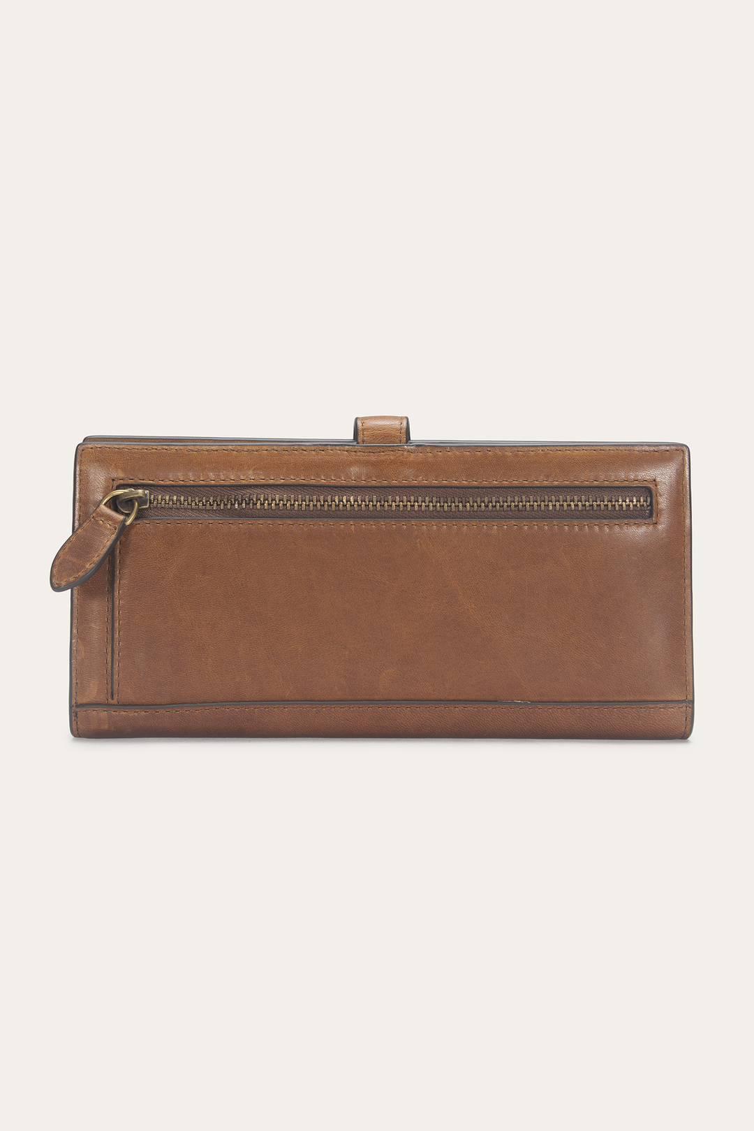Melissa Slim Wallet | Frye Cognac