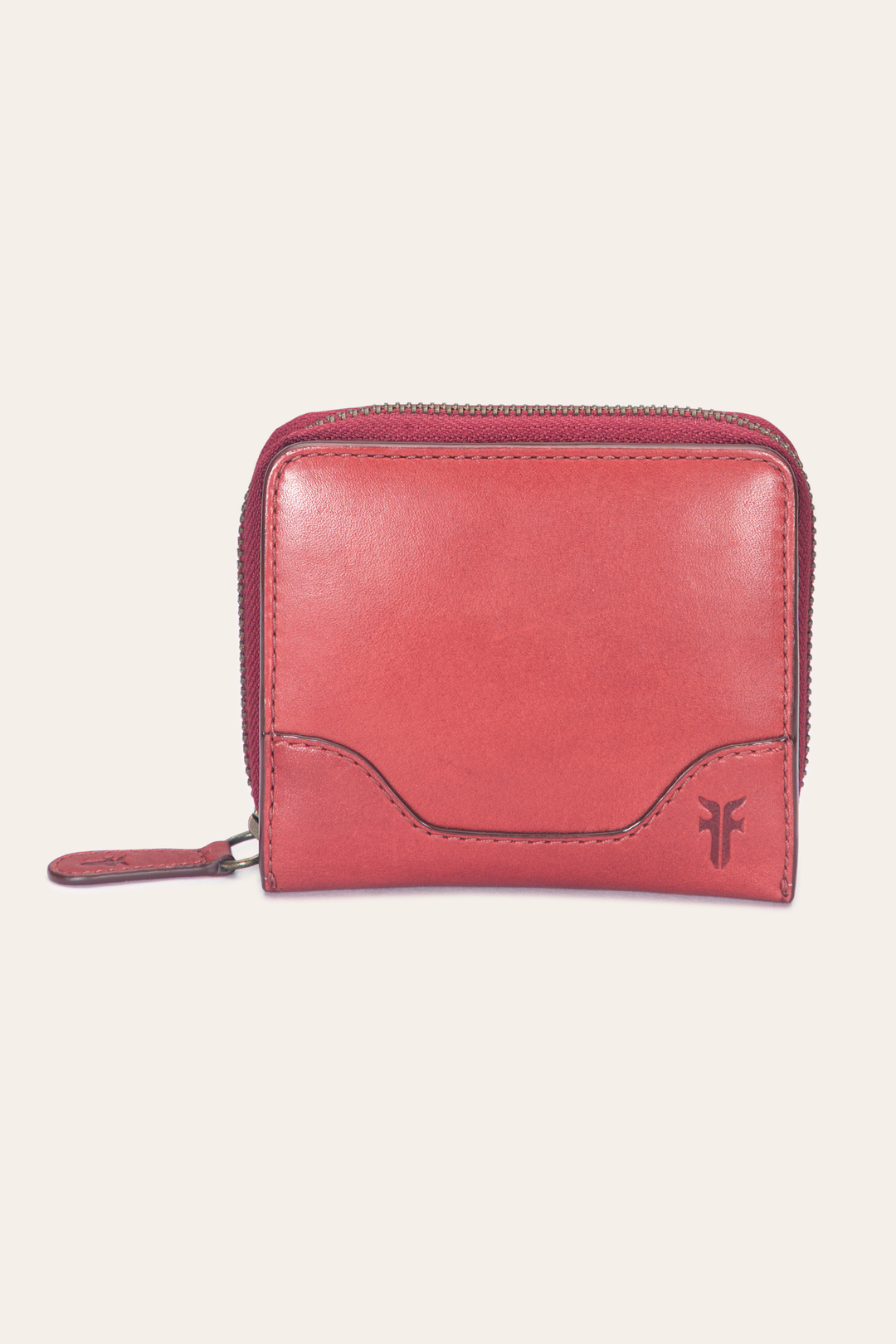 Melissa Burgundy Small Zip Around | Frye Burgundy