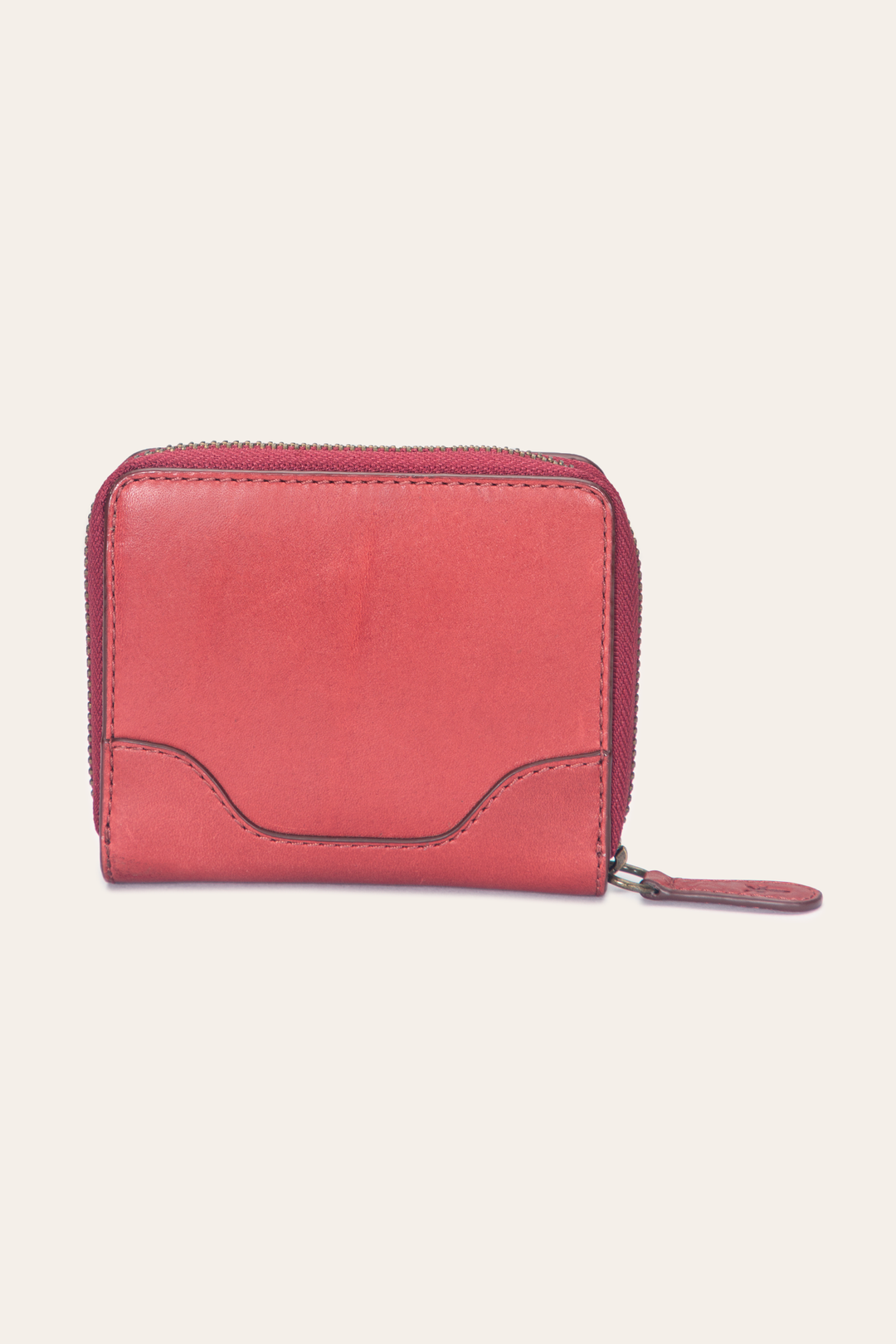 Melissa Burgundy Small Zip Around | Frye Burgundy