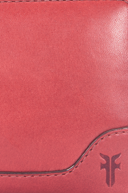Melissa Burgundy Small Zip Around | Frye Burgundy