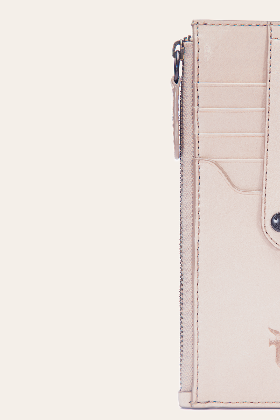Melissa Nude Snap Card Wallet | Frye Nude
