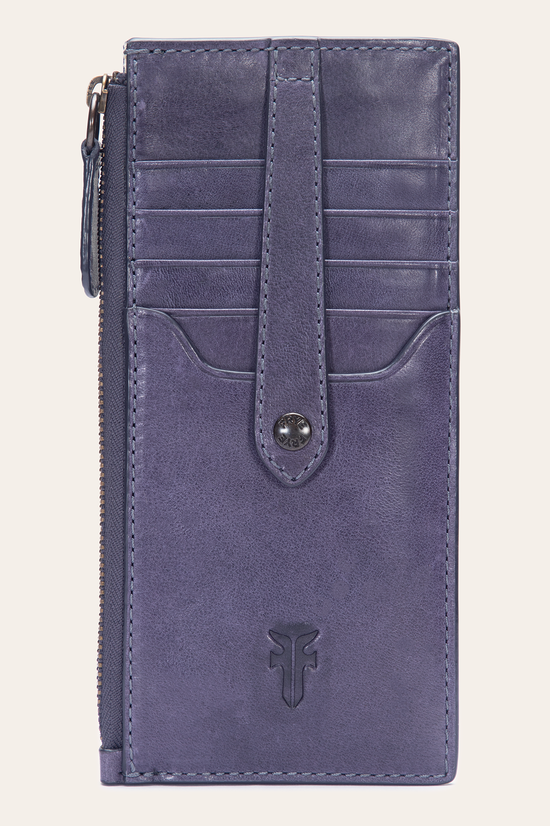 Melissa Eggplant Snap Card Wallet | Frye Eggplant