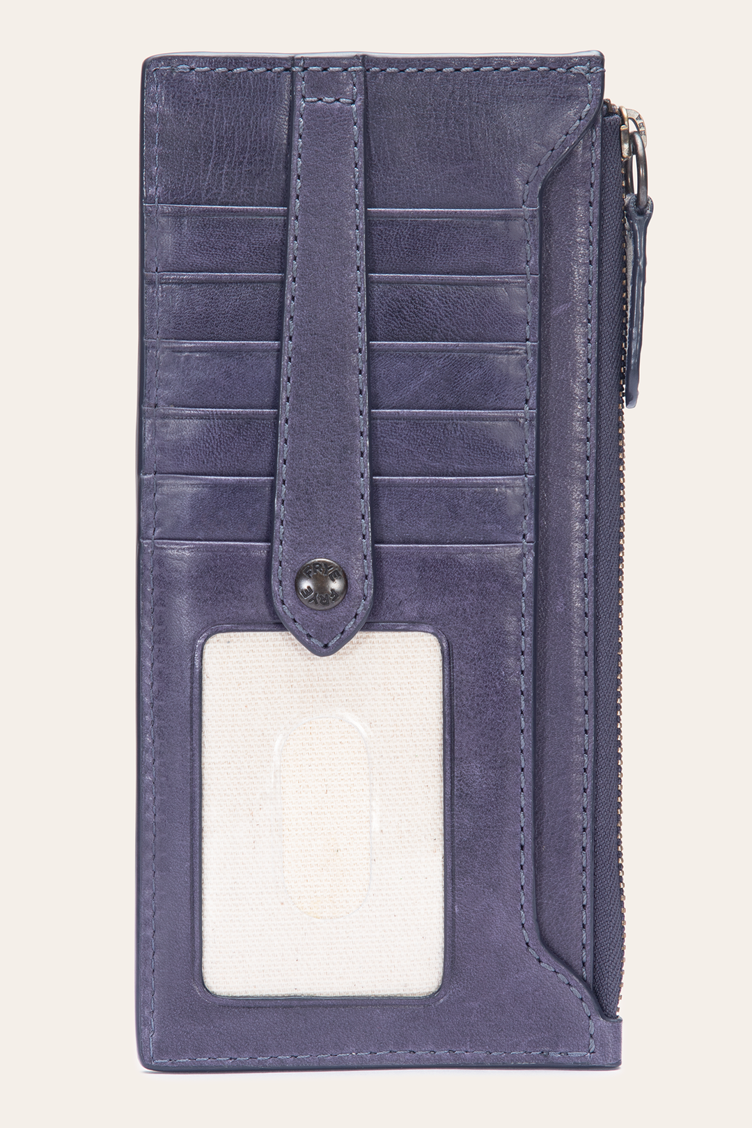 Melissa Eggplant Snap Card Wallet | Frye Eggplant