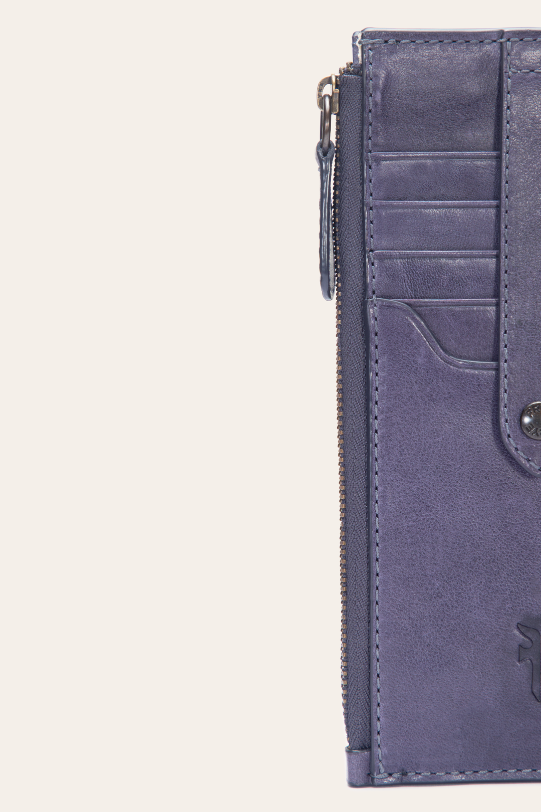 Melissa Eggplant Snap Card Wallet | Frye Eggplant