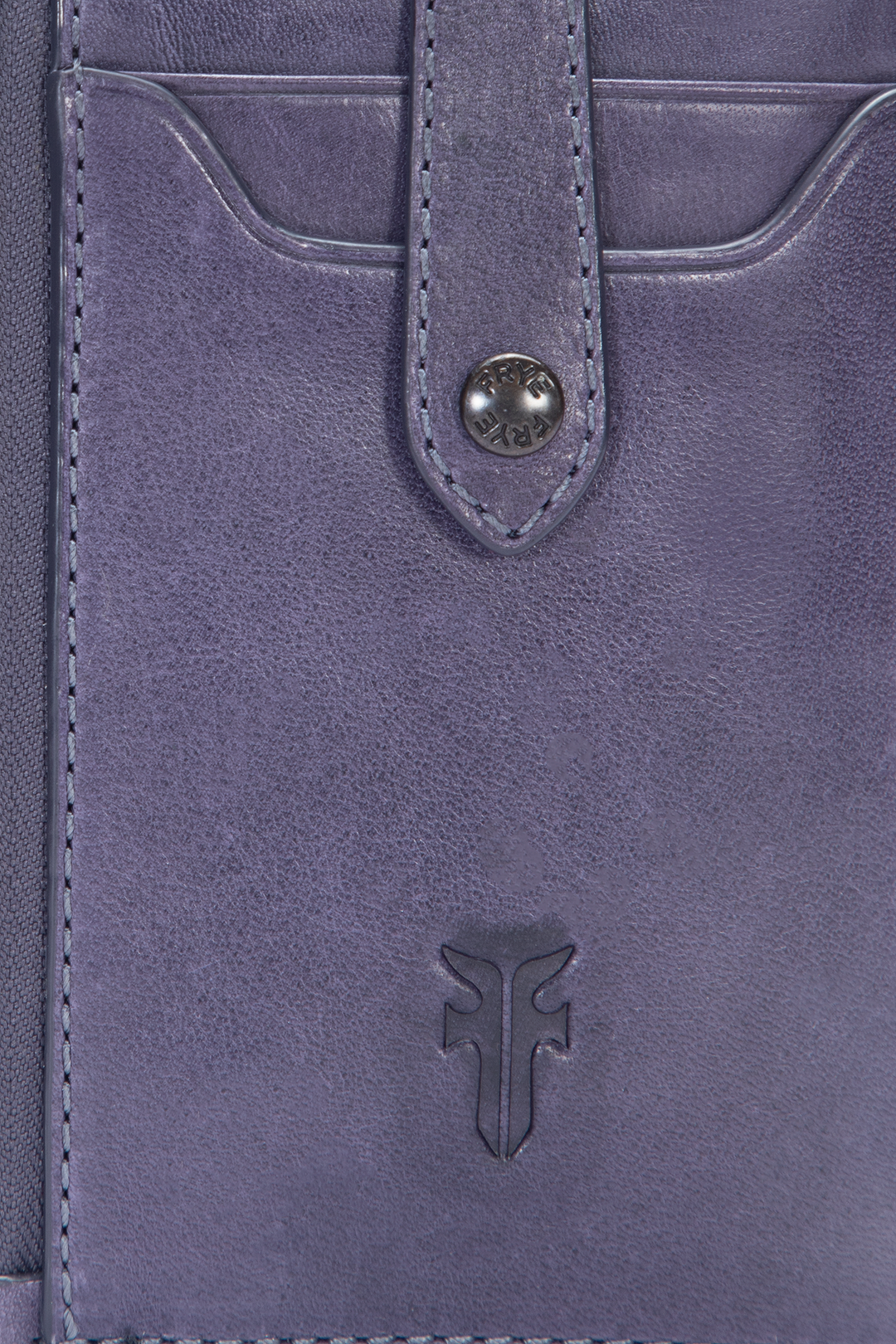 Melissa Eggplant Snap Card Wallet | Frye Eggplant