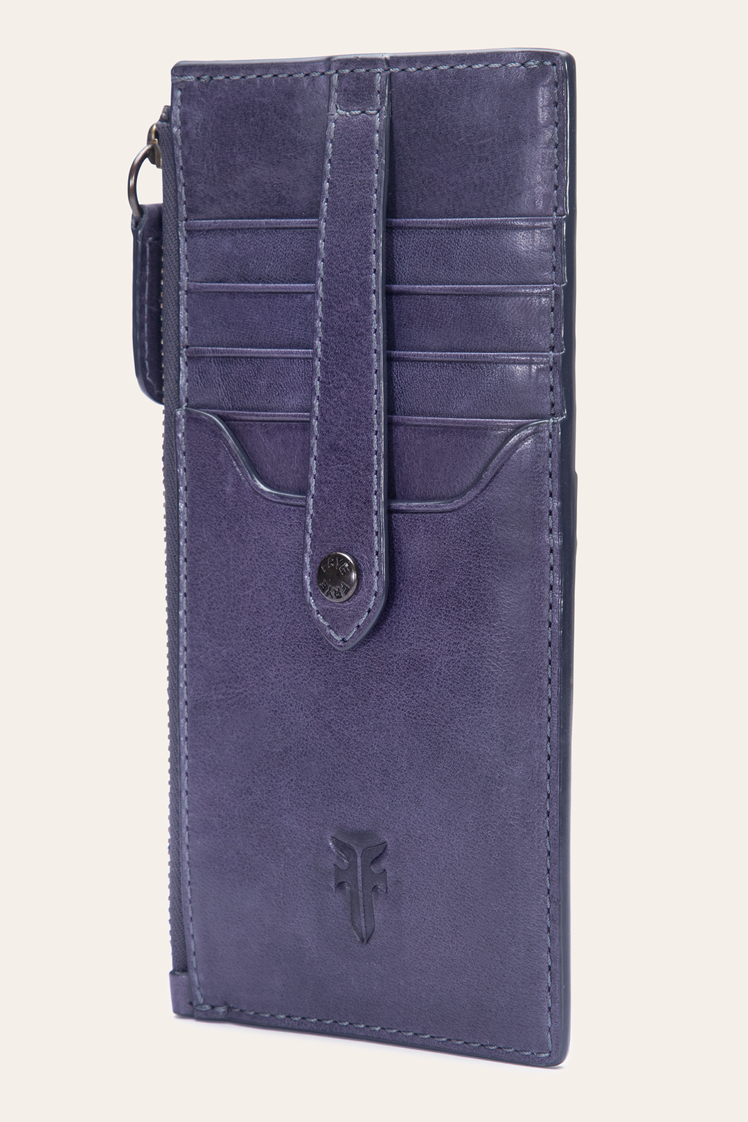 Melissa Eggplant Snap Card Wallet | Frye Eggplant