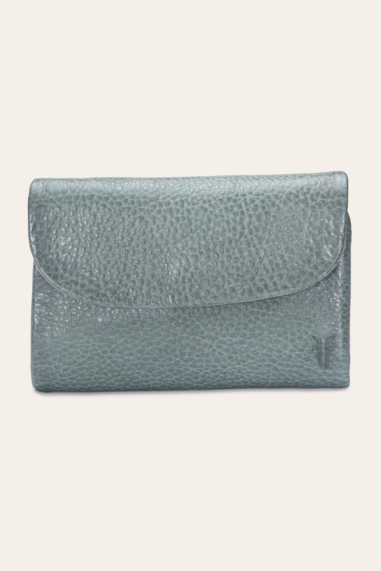 Nora Sky Blue Small Wallet | Frye Sky Blue
