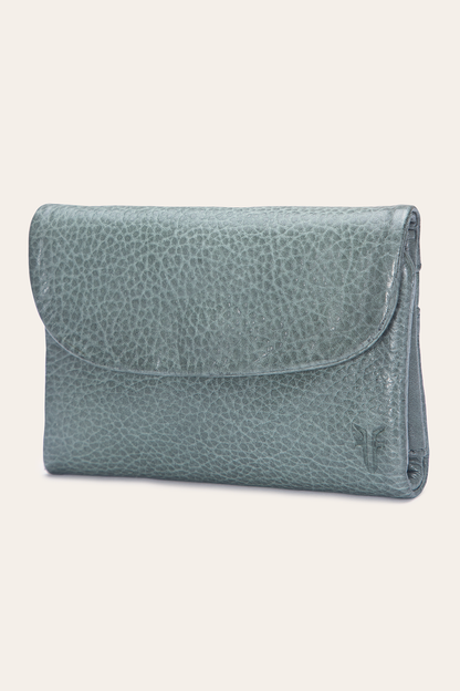 Nora Sky Blue Small Wallet | Frye Sky Blue