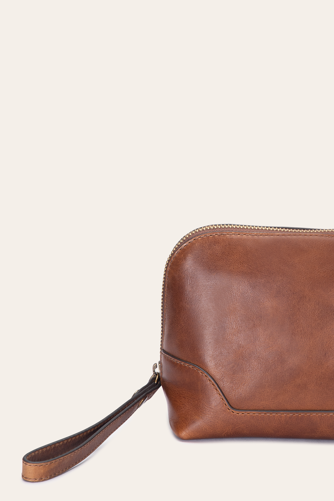 Melissa Cognac Carry All Clutch | Frye Cognac
