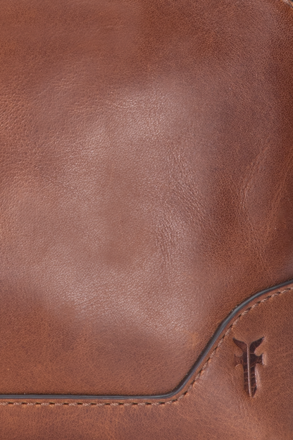 Melissa Cognac Carry All Clutch | Frye Cognac