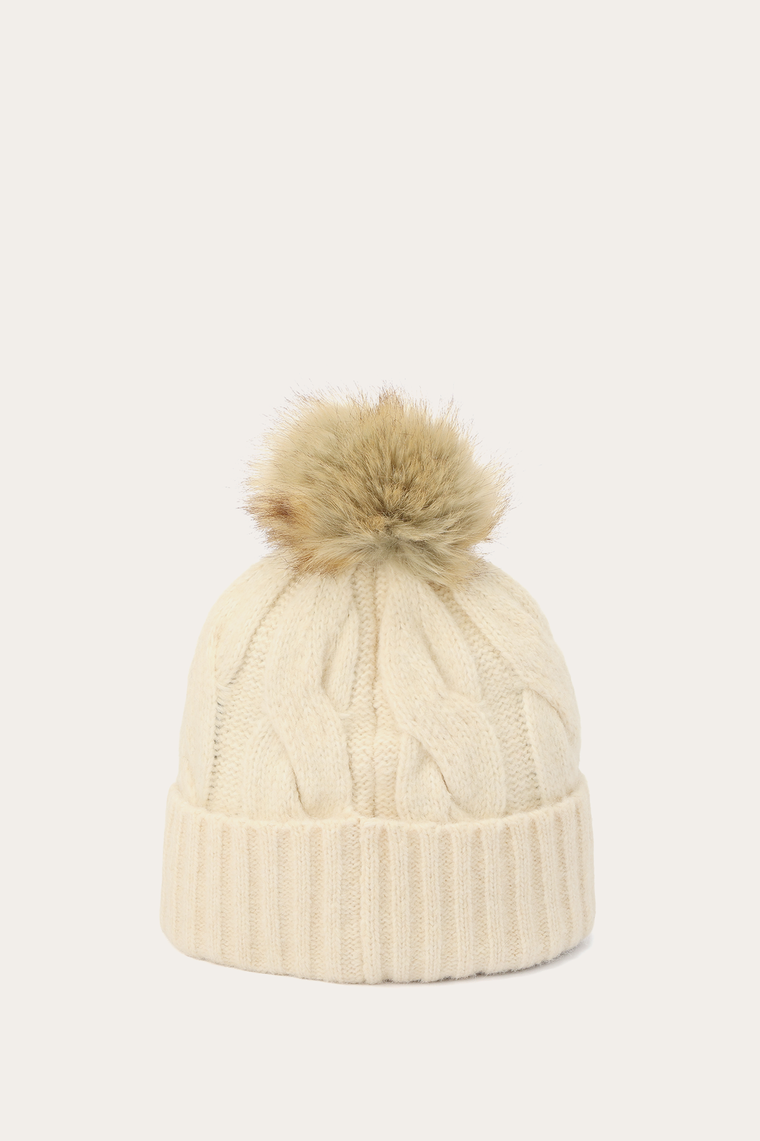 Birch Wide Cable Cuff Hat | Frye Birch