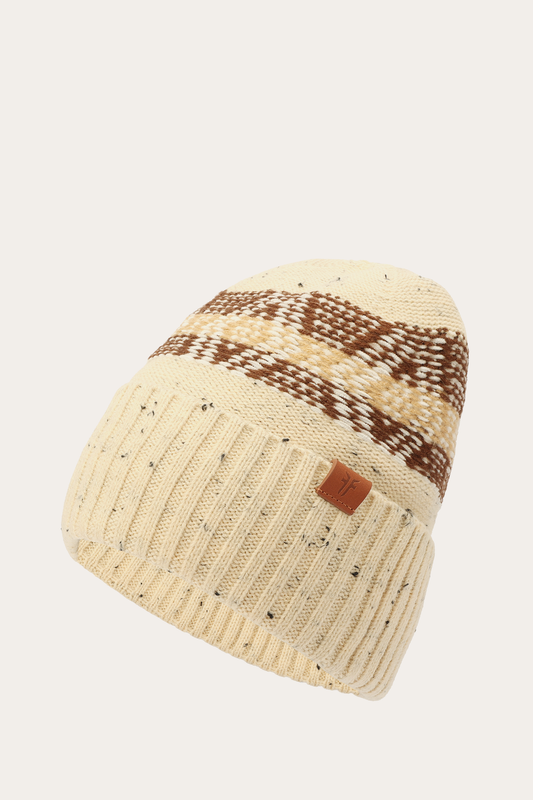 Birch Tweed Fair Isle Cuff Hat | Frye Birch