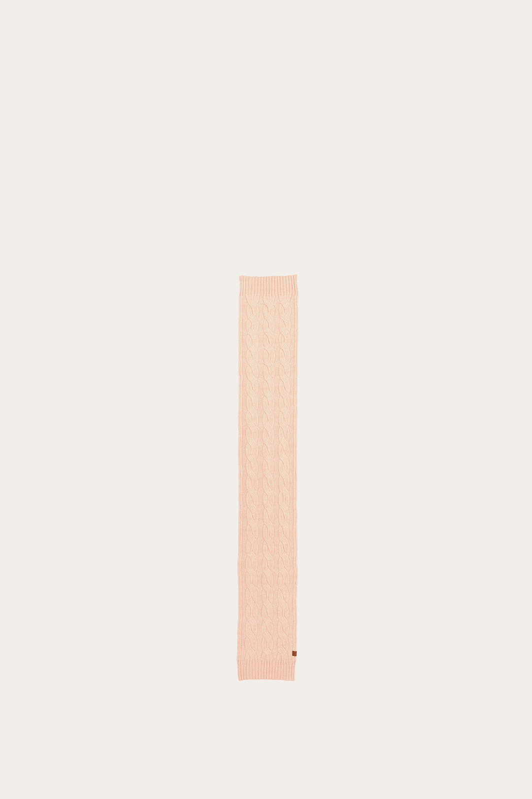 Rose Cloud Wide Cable Scarf | Frye Rose Cloud