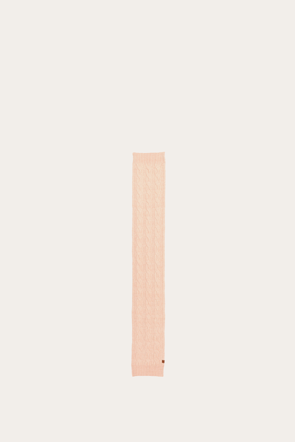 Rose Cloud Wide Cable Scarf | Frye Rose Cloud