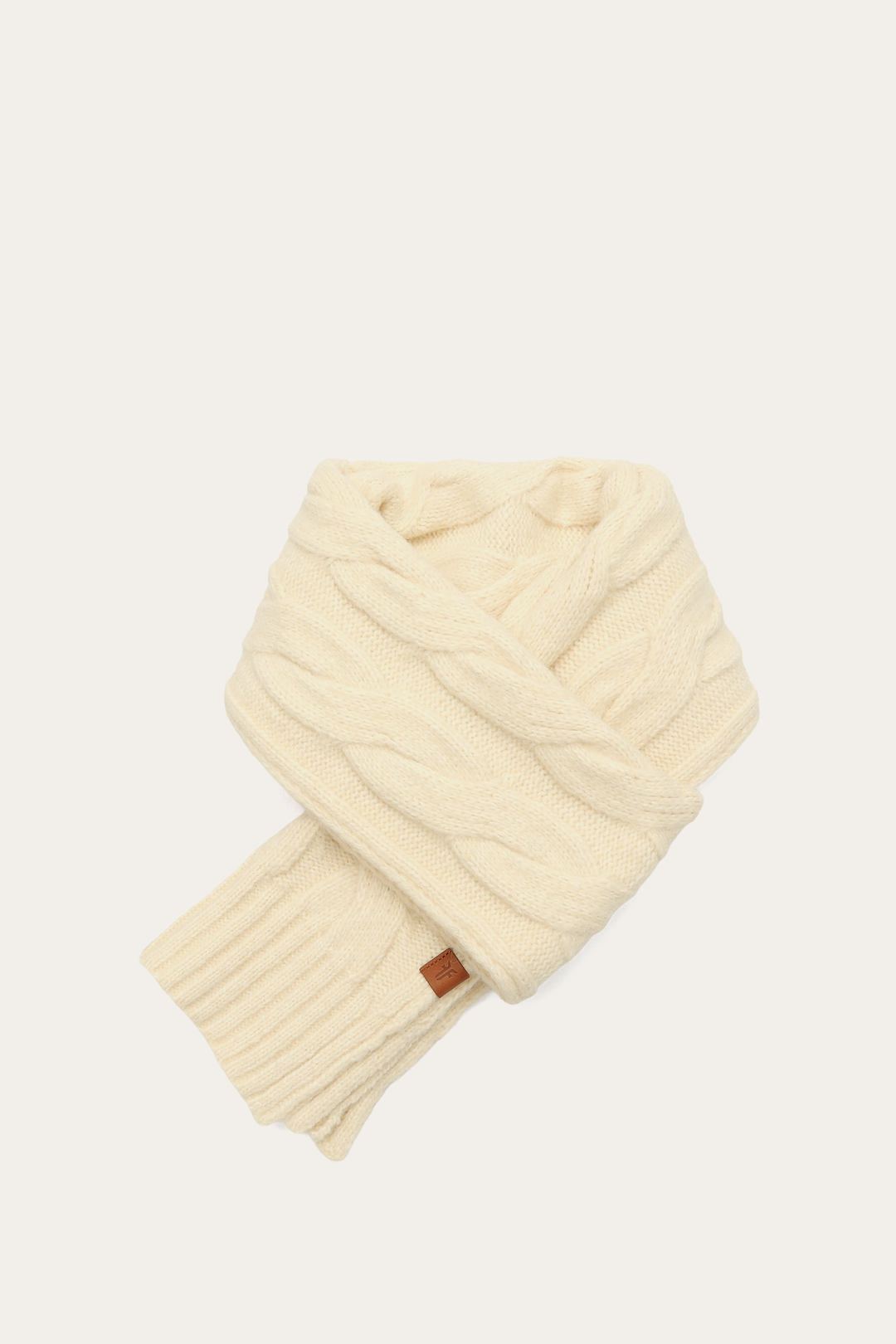 Birch Wide Cable Scarf | Frye Birch