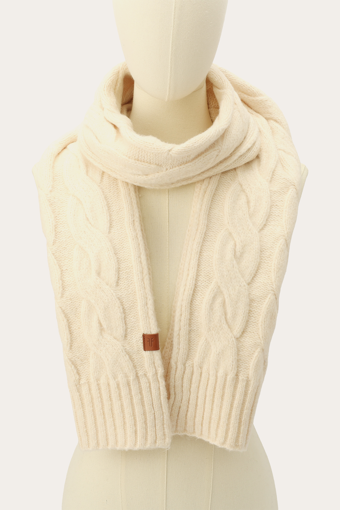 Birch Wide Cable Scarf | Frye Birch