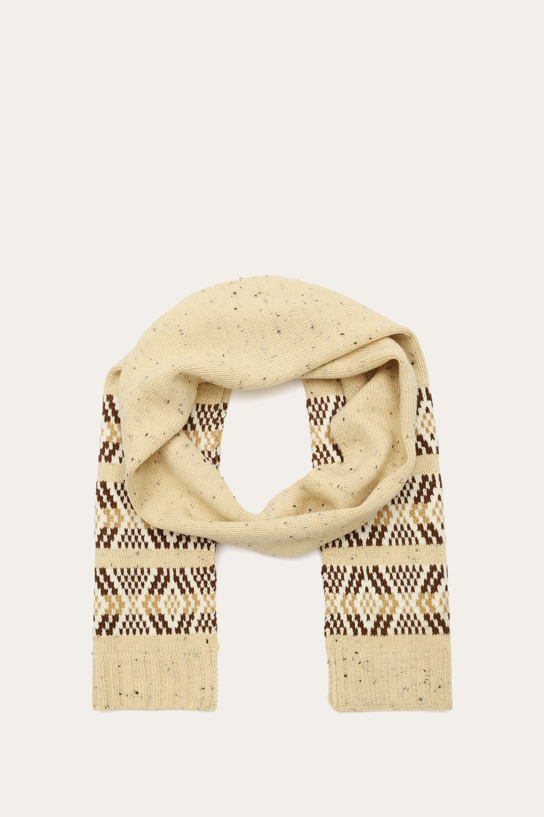 Birch Tweed Fair Isle Scarf | Frye Birch