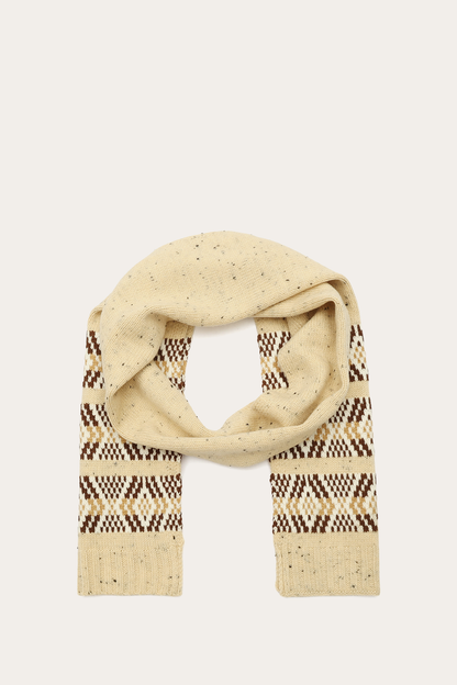 Birch Tweed Fair Isle Scarf | Frye Birch