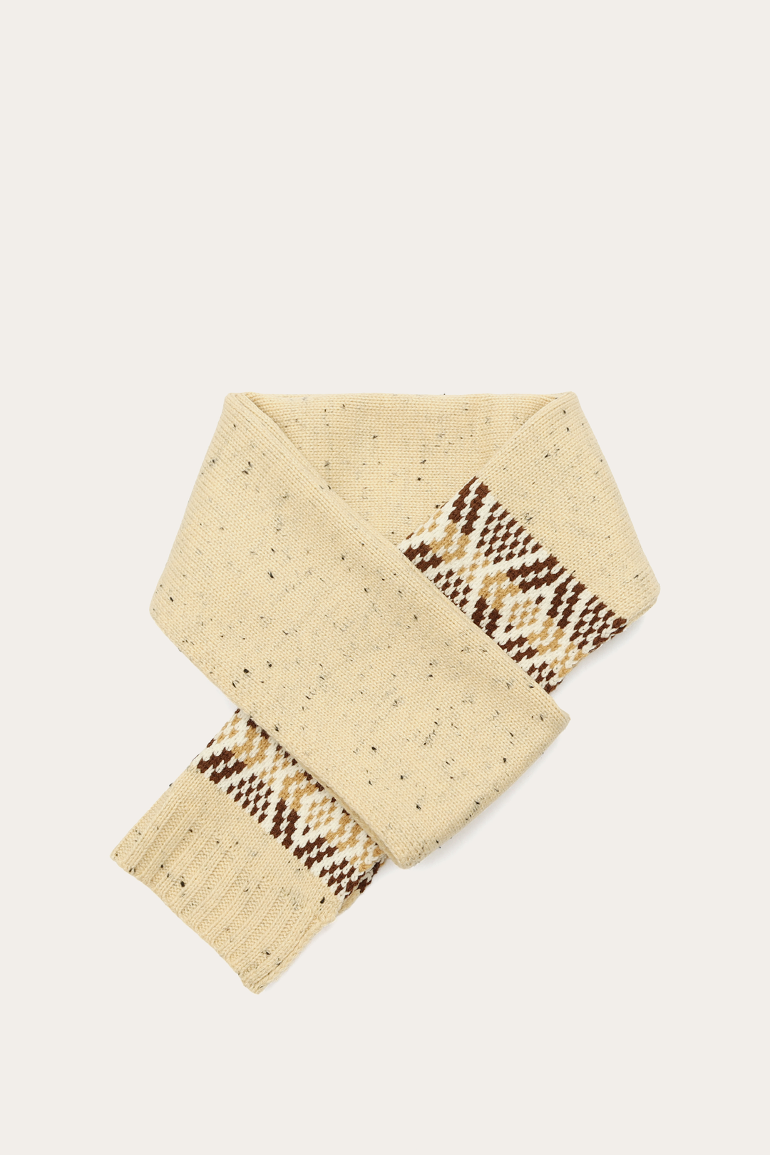 Birch Tweed Fair Isle Scarf | Frye Birch
