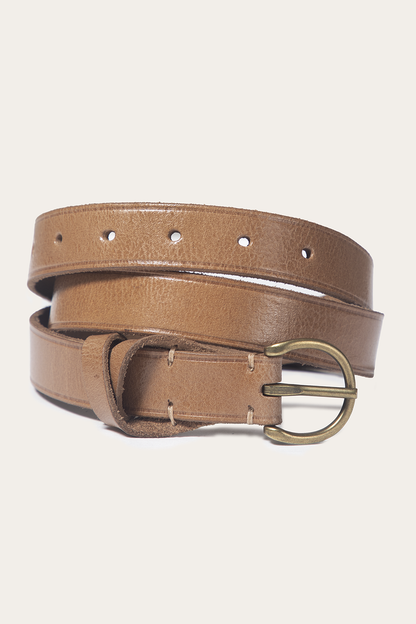 Light Bronze 25mm Belt | Frye Light Bronze